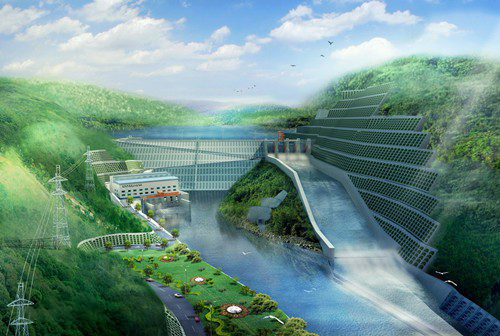 望牛墩镇老挝南塔河1号水电站项目